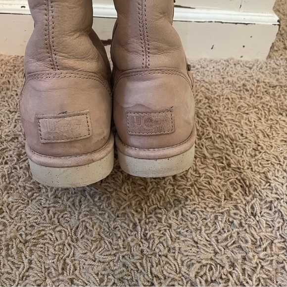 UGG Australia Malinda convertible Boot Sand Fawn Sheepskin Size 6 Uggs Winter - Picture 10 of 16